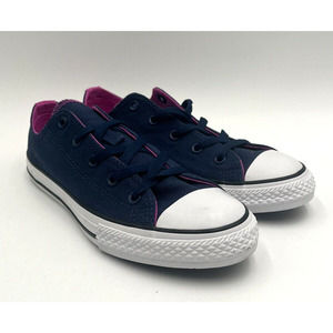 NEW Converse CTAS DOUBLE TONGUE OX Unisex Kids' Shoe Navy US Size 4 660001C